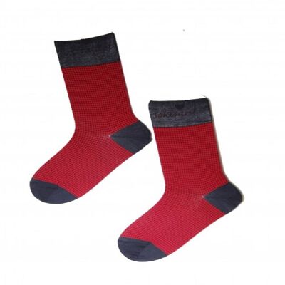 Rote Anzugsocken von CECAR für Herren