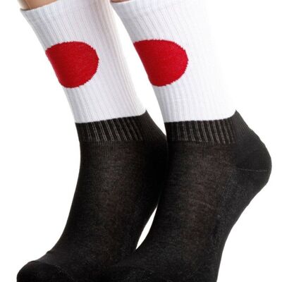 Socken mit JAPAN-Flagge für Männer und Frauen