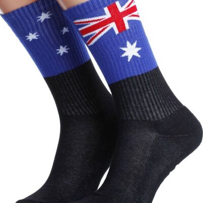 Chaussettes drapeau AUSTRALIE pour hommes et femmes