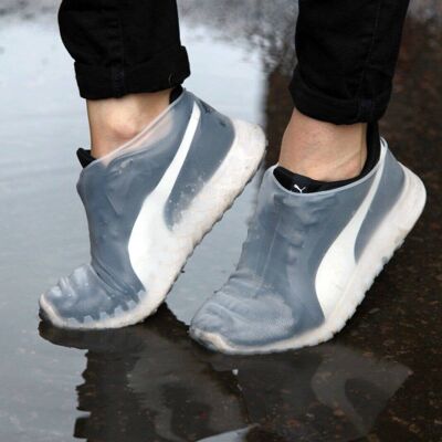 Cubrezapatos impermeable al aire libre transparente - ¡excelente para los días lluviosos!