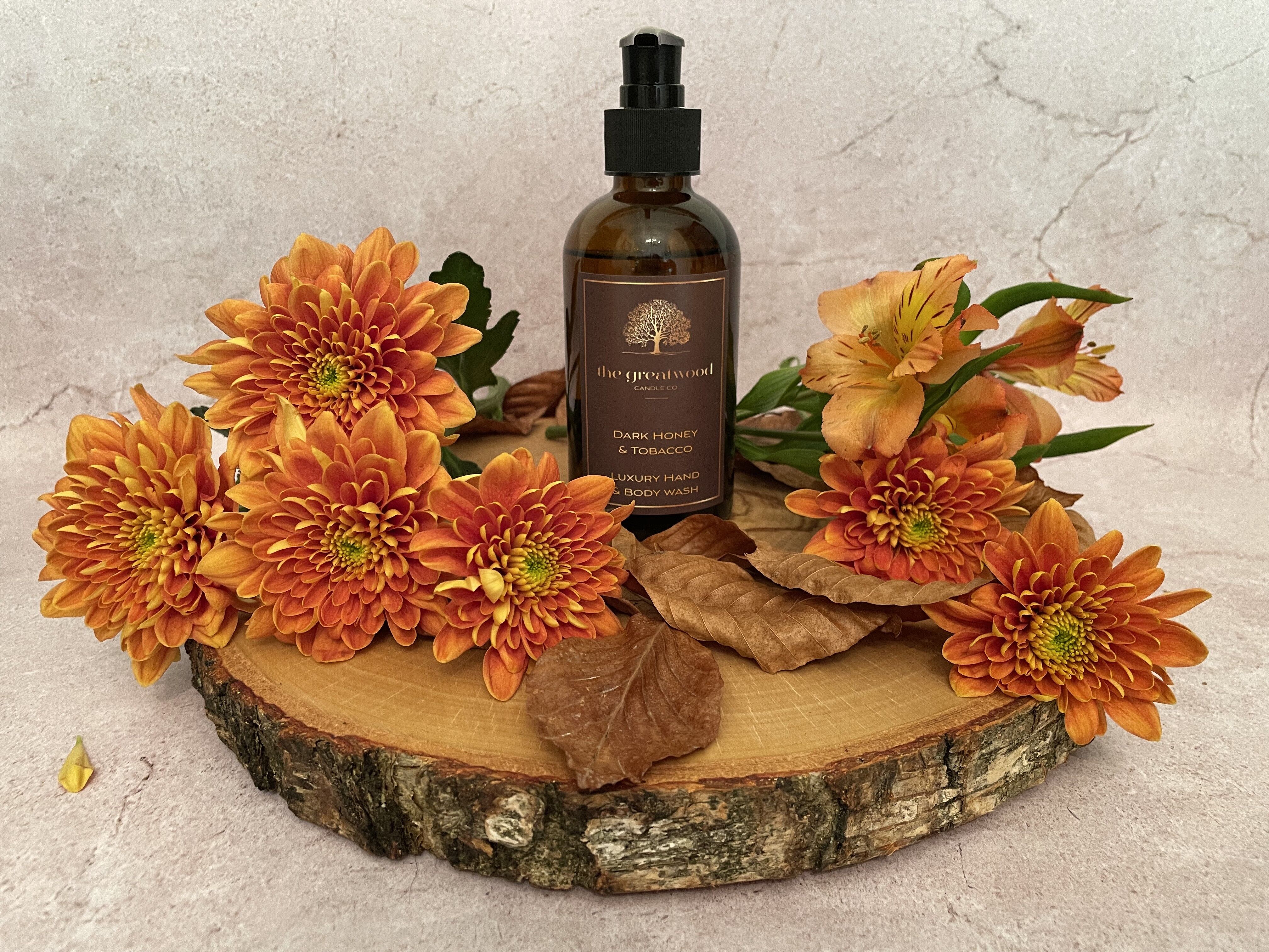 Gel de baño de lujo para manos y cuerpo Dark Honey & Tobacco