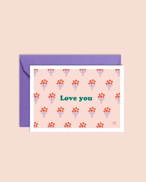 Carte de voeux - Love you