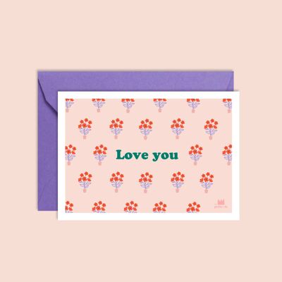 Greeting card - Love you