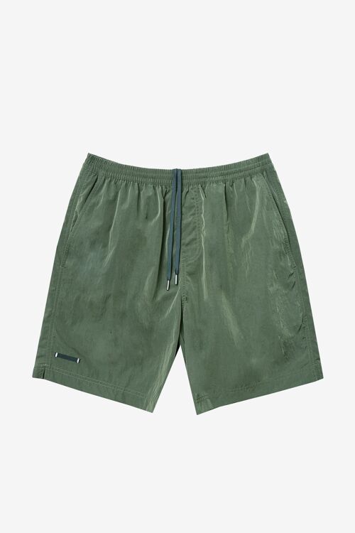 Military khaki - classic swim shorts