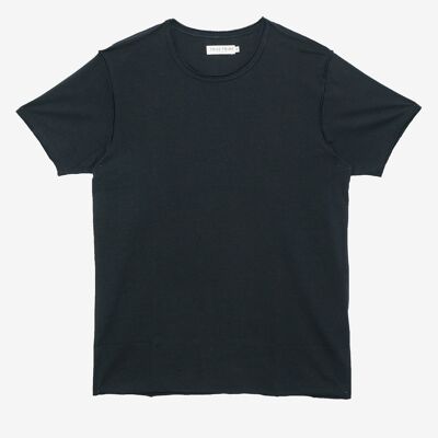 NOIR - LE T-SHIRT BORDS BRUTS