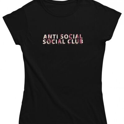 T-shirt femme - Club social anti social