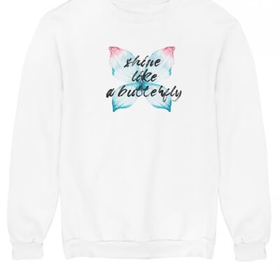Women's sweatshirt -Shine butterfly