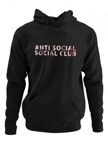 Sweat à capuche pour homme - Club social anti social 1