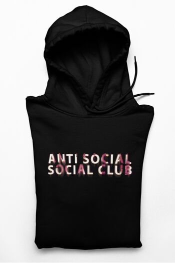 Sweat à capuche pour homme - Club social anti social 3