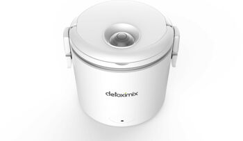 DETOXIMIX LUNCH BOX CHAUFFANTE WHITE - Cadeau idéal pour Noël 3