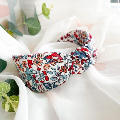 Knoten-Stirnband – Liberty London Wisely Flowers Print