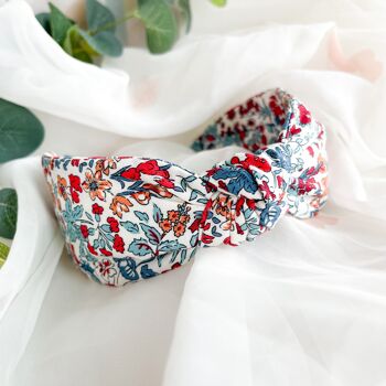 Bandeau à nœud - Liberty London Wisely Flowers Print 4