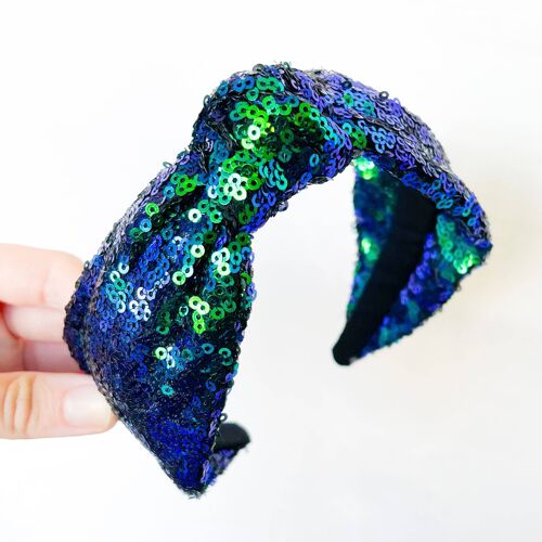 Knot Headband - Mermaid Sequin