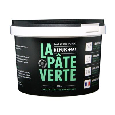 Savon Bio la Pâte Verte 800g