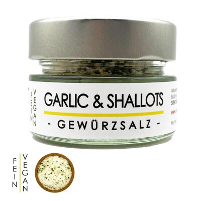 Garlic & Shallots Gewürzsalz 60g