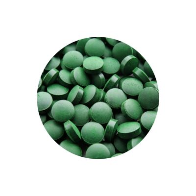 Organic spirulina in bulk - 25kg in tablets