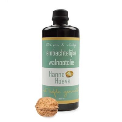 Ambachtelijke walnootolie 1 ltr