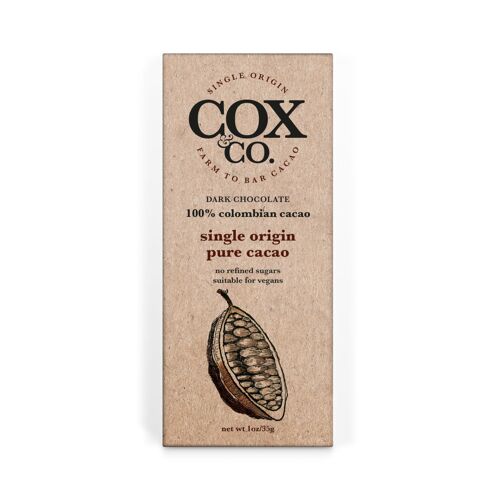 100% Colombian Single Origin Pure Cacao 35g