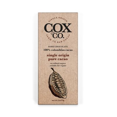 100% Cacao Puro Monorigine Colombiano 35g