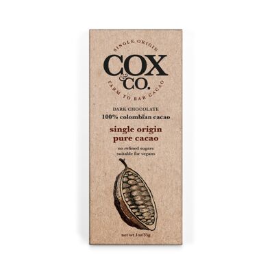 Cacao Puro Origen Único 100% Colombiano 35g