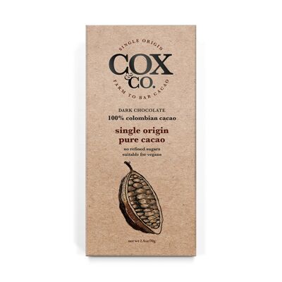 Cacao Pur 100% Origine Unique 70g