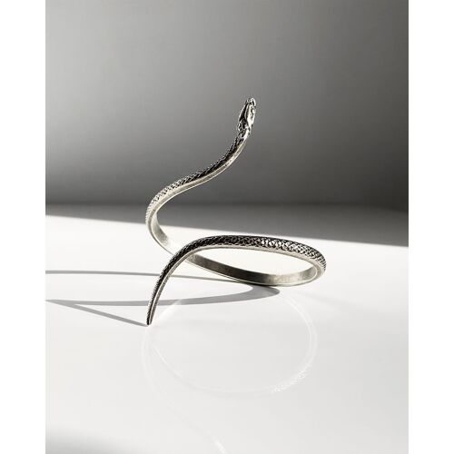 Bracelet enroulé snake - argent