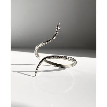 Bracelet enroulé snake - argent 1