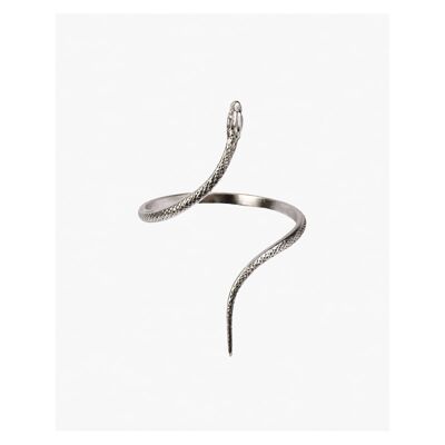 BRACCIALE AVVOLGENTE IN ARGENTO CON SERPENTE