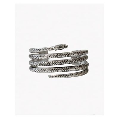 SNAKE CUFF - SILVER