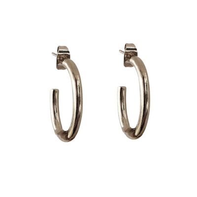 HAILEY HOOPS - SILVER