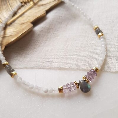 MOON STONE NECKLACE - CHANADRA