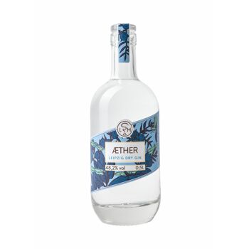 AEther Leipzig Dry Gin bouteille 500 ml 48,2% vol 2