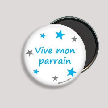 Aimant "Vive mon parrain"