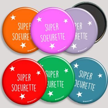 Aimant "super soeurette" 2