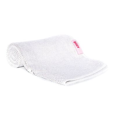 Asciugamano fitness bianco artico