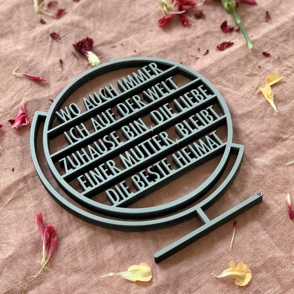 Wherever I am at home in the world, a mother's love remains the best home gr. M