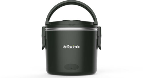 DETOXIMIX LUNCH BOX CHAUFFANTE BLACK - Cadeau idéal été comme hiver !!!