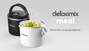 DETOXIMIX LUNCH BOX CHAUFFANTE BLACK - Cadeau idéal été comme hiver !!! 5