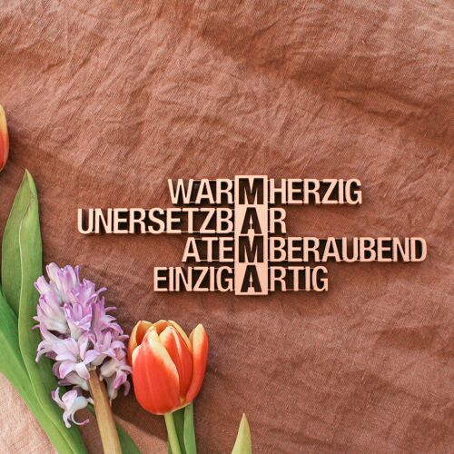 Mama - warmherzig unersetzbar atemberaubend einzigartig-Gr. M
