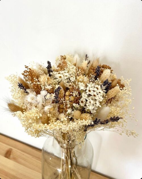 Bouquet fleurs séchées "Nuage"