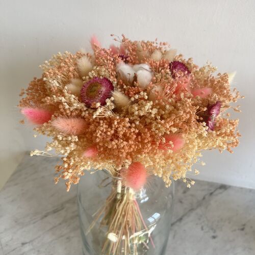 Bouquet fleurs séchées - Bouquet fleurs de Coton