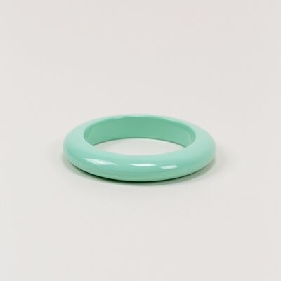 Bracciale tondo e sottile laccato menta