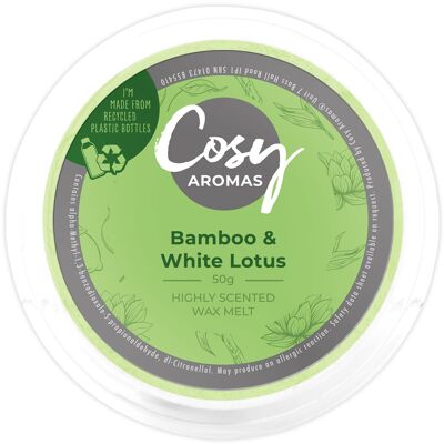 Bambú y loto blanco (50 g de cera derretida)