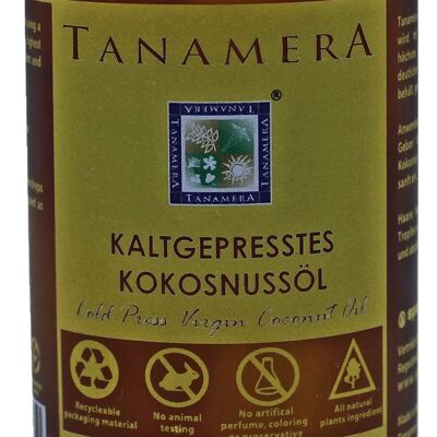 Tanamera® Kaltgepresstes Kokosnussöl, 100ml