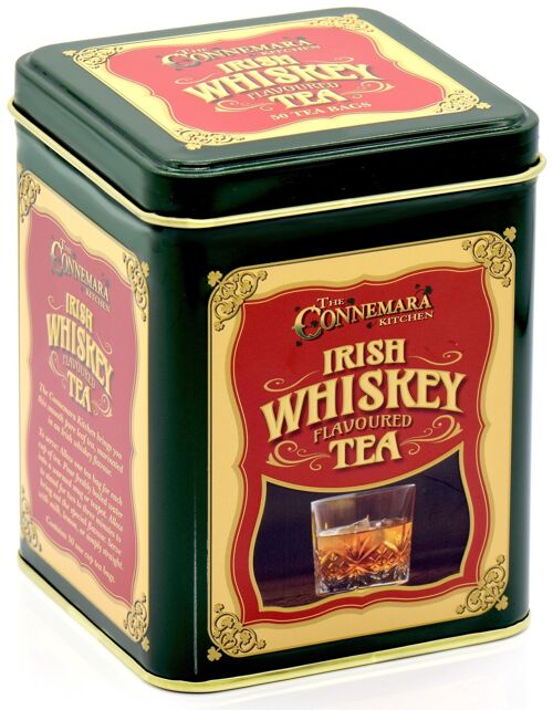 Tin of irish whiskey flavour tea
