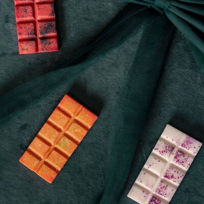 Fondants de cire de soja Original Snap Bars - Truffe au chocolat et miel chic - Rouge