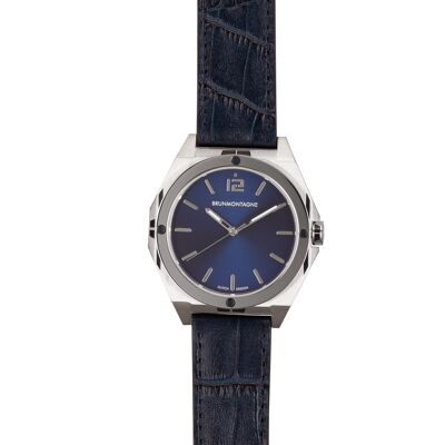 Representor 42mm/Steel/Blue/Polished/Leather
