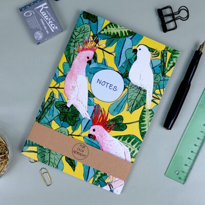 Notebook A5 parrots