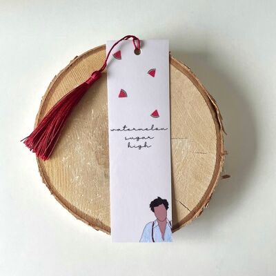 Watermelon Sugar Harry Styles - bookmark with tassel