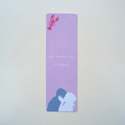 Friends Ross & Rachel - bookmark